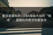 最容易翻车的：CBA保级大战的“暗线”：盘面比风格克制更致命